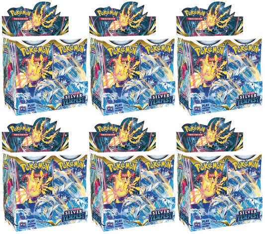 Silver Tempest Case of (6) Booster Boxes