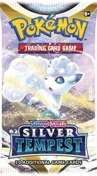 Pokémon TCG: Sword & Shield-Silver Tempest Booster Pack (10 Cards)